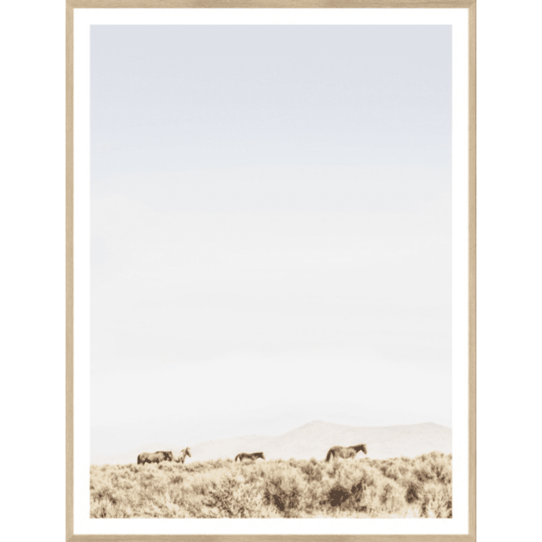 Sage Ridge-Horses Natural Frame Medium