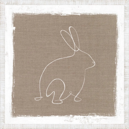 Cottage – One Line Rabbit Profile