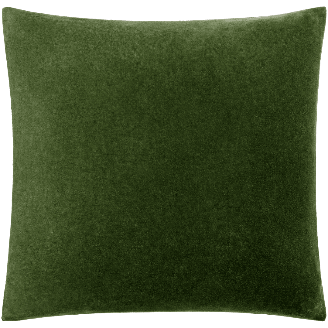 Cotton Velvet Solid Accent Pillow