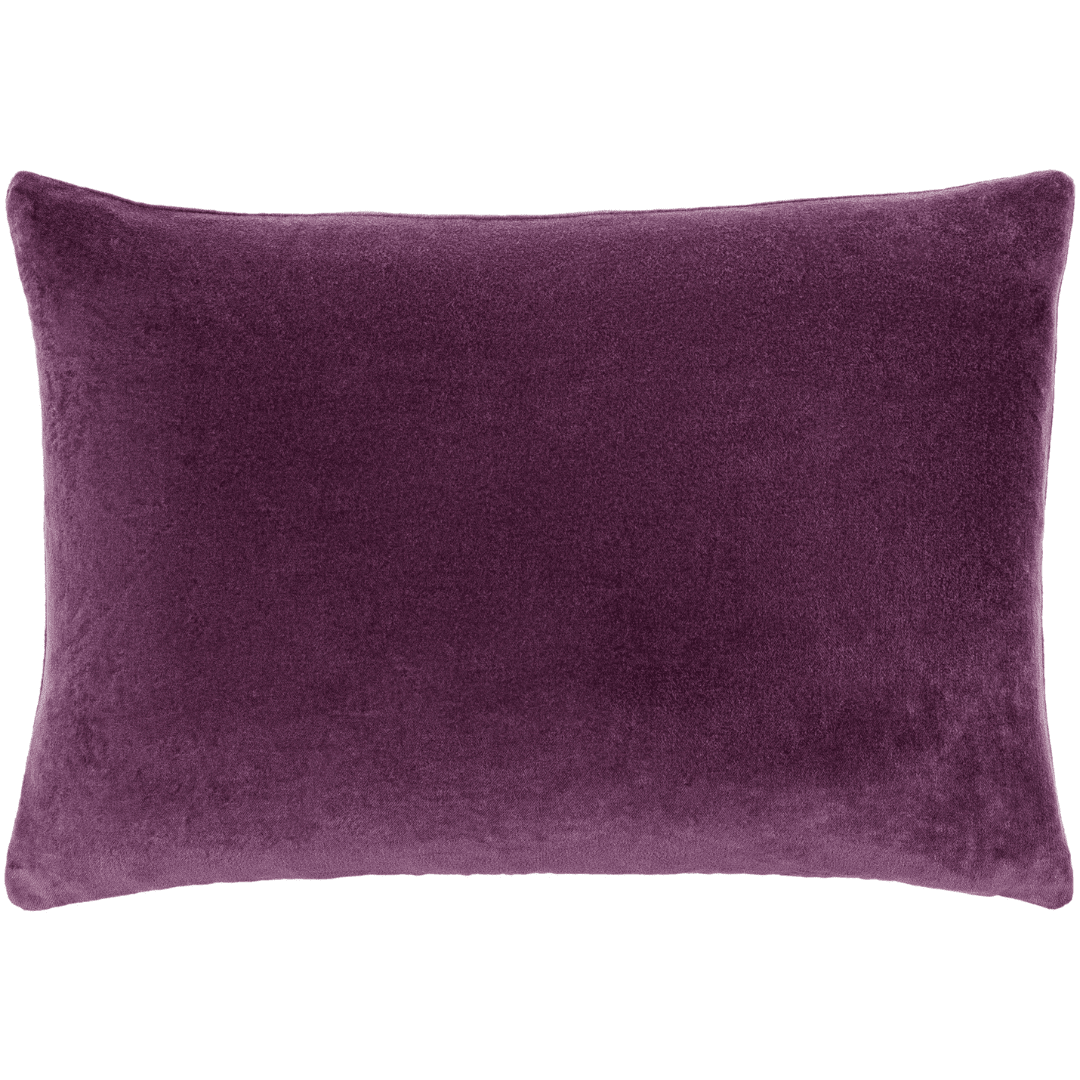 Cotton Velvet Solid Accent Pillow